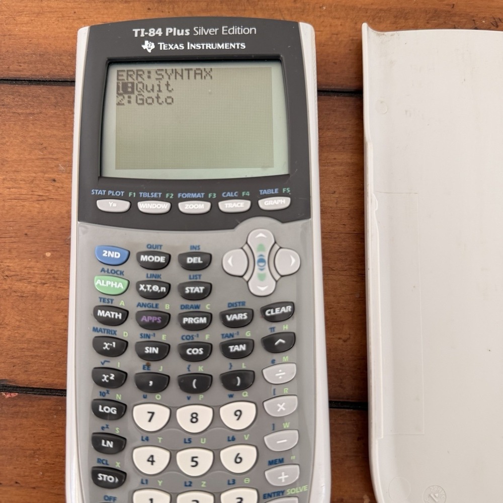 Texas Instruments TI-84 Plus Silver Edition Graphing Calculator - Picture 2 of 9